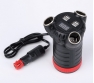 3 way socket with USB voltage display