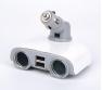 2 way socket with 2 USB