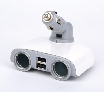 2 way socket with 2 USB