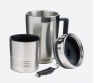 Heated travel mug stainless steel