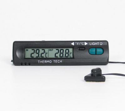 In-out thermometer dual display