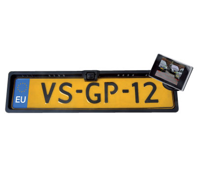 Rearview camera system with european LPF