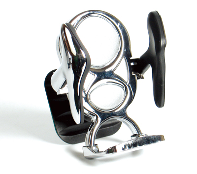 Phone holder chrome