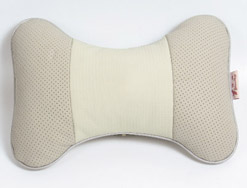 Leather neck pillow