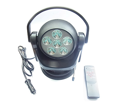 The rotation search lights (remote) with 6*5W lamp products