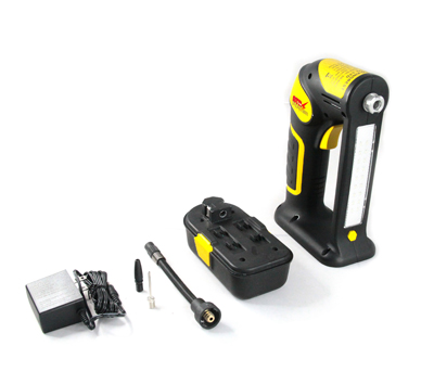 Portable tire inflator with CE certification