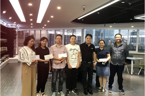 August & September 2018 Sales competition came to a successful conclusion